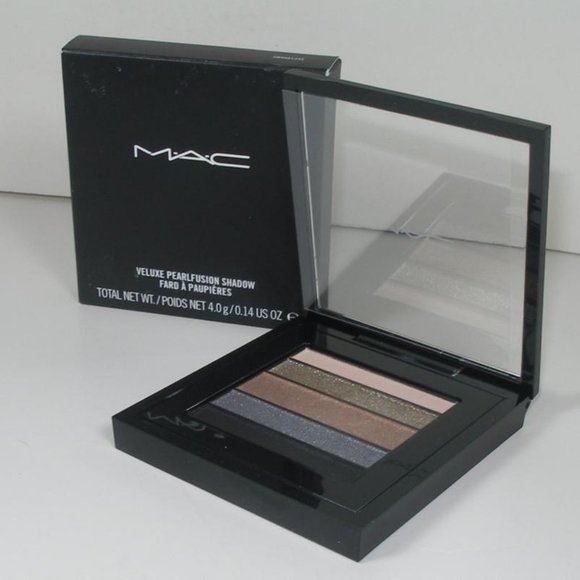 MAC Veluxe Pearlfusion Eye Shadow Palette Smokeluxe Boxed - Picture 3 of 3